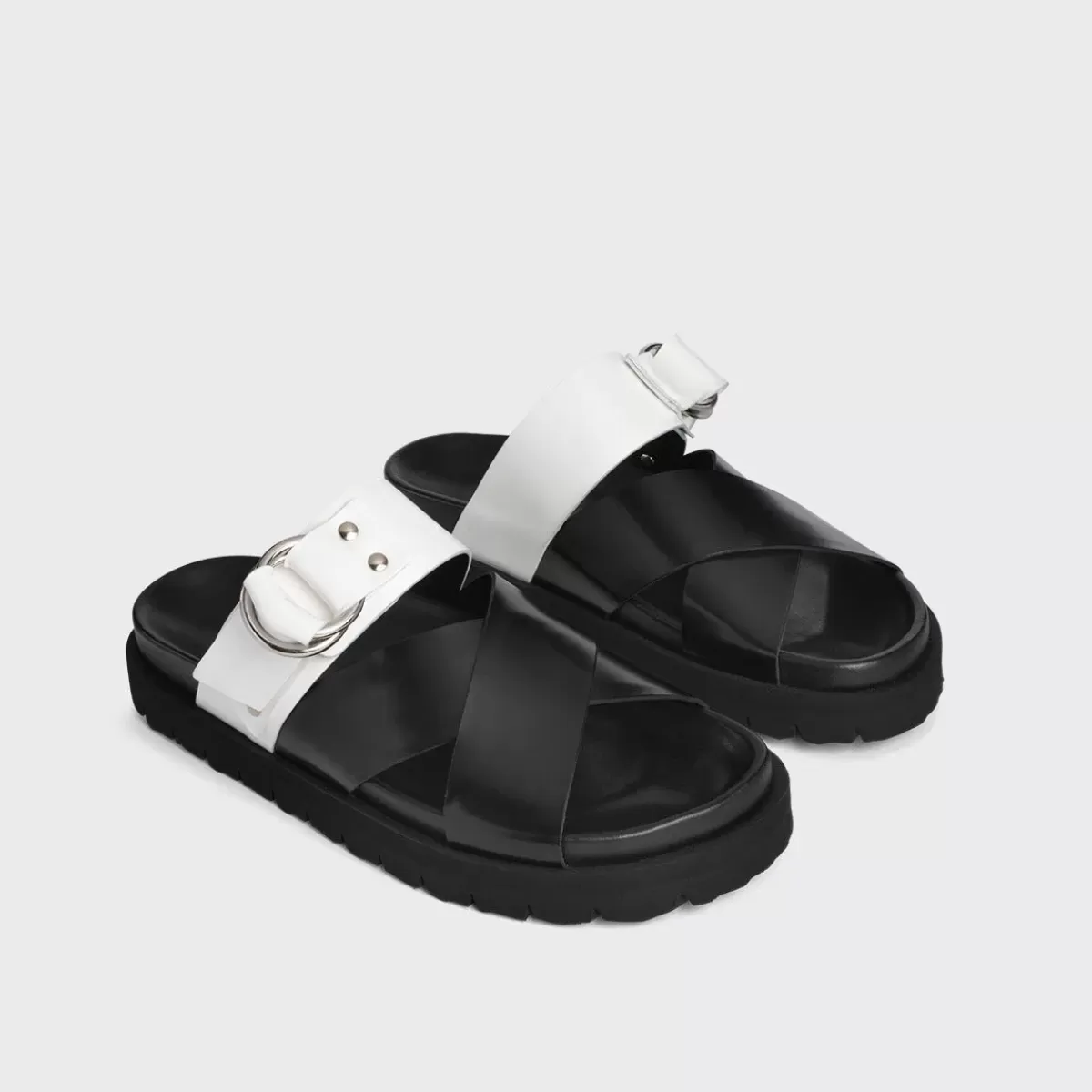 Cheap CROSS RIDER FLAT SANDAL Women Mules & Sandals