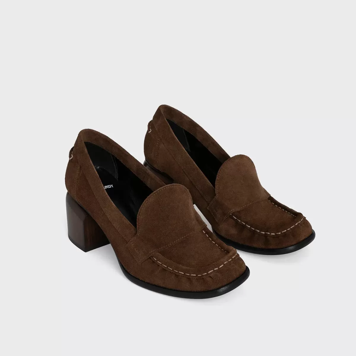 Shop ROMY HEELED LOAFER Women Loafers & Flat Shoes